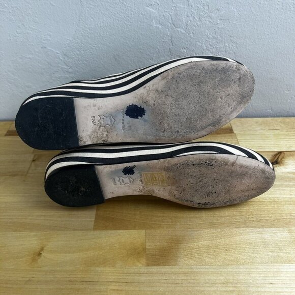 Tory Burch Claire McCardell Striped Slip On Textile Boot Size 5.5 Unique Retro - Picture 9 of 12